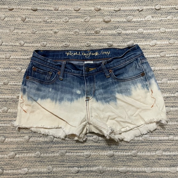Ruehl NY ombre jean shorts size 24 - Picture 2 of 5